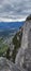 View of squamish behind the face of stawamus chief