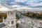 View of Square of Cibeles from Town Hall of Madrid