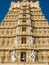 View of Sri Chamundeshwari Temple, located on Chamundi Hills near Mysore.