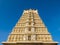 View of Sri Chamundeshwari Temple, located on Chamundi Hills near Mysore.