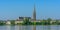 View of St. Andrew`s Cathedral, Bordeaux, France. Copy space for text