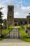 View of St.Chads Church in Hanmer, Wales on July 10, 2021