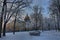 View of St. Isaac's Cathedral in winter