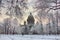 View of St. Isaac's Cathedral in winter