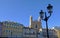 View of St Jean Baptiste cathedral in old port of Bastia ,second largest corsican city and main entry point to the