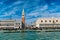 View of St Marks Square and Campanile in Venice