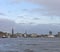 View of the St. Pauli Piers, one of Hamburg`s major tourist attr