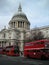 View of St Pauls Cathedral London England