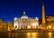 View of the St. Peter\'s Basilica in Rome, Vatican. Italy