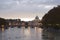 View of st peters basilica and st angel bridge