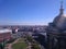 View on of St. Petersburg city from the colonnade of St. Isaac& x27;s. Russia