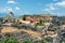 View of St Stephen Monastery Agios Stefanos.