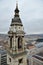 View from St Stephen\'s Basilica Bell Tower in Budapest