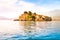 View of St. Stephen`s Island from the Sea, Budva Riviera