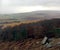 View from Stanage Edge Rock Face