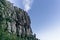 View of the steep rocky walls of Table Mountain in Cape Town - 1