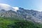 View of the steep rocky walls of Table Mountain in Cape Town - 2