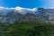 View of the steep rocky walls of Table Mountain in Cape Town - 3