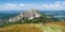 View from Stoh hill in Mala Fatra mountains in Slovakia