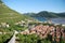 View at Ston town in Croatia