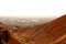 View of stone cliffs, Jericho Valley, view of the Palestinian Authority