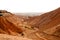 View of stone cliffs, Jericho Valley, view of the Palestinian Authority