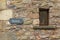 View of the stone facade of villa at Kirkby Lonsdale. Cumbria, England