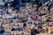 View of the stone houses of Modica city in Sicily Italy