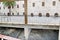 View of stones in lower level of the church, the Basilica of the Annunciation, Church of the Annunciation in Nazareth