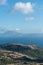 View of the Strait of Gibraltar from a mountain with the view of the African continent