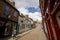 A view of the strait leading up to Steep Hill and the Cathedral, Lincoln, Lincolnshire, United Kingdom - August 2009