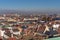 View Strasbourg from Strasbourg Cathedral, Alsace, France