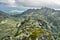 View from Strbsky stit mountain in High Tatras towards south