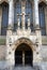 View of the street entrance to the leeds catholic cathedral of saint annes in leeds city centre, west yorkshire