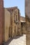 View of street fortified town Monemvasia Laconia, Greece, Peloponnese