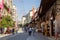 View of streets and houses in old Antakya city center. Turkey