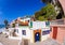 A view of the streets of taghazoute village,morocco