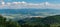 View from Suchy hill in Mala Fatra mountains in Slovakia