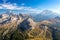 View from the summit of Lagazuoi mountain, dolomites