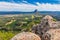 View from the summit of Mount Ngungun, Glass House Mountains, Queensland, Australia