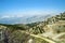 View from the summit ridge of the Shouf Biosphere Reserve mountains, Lebanon