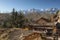 View of Sunan Mati Temple Scenic Area during Autumn, Zhangye, Gansu, China