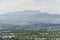 View of sunny Mexican semi-desert landscape