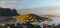 View of sunny Reine, Lofoten islands, Norway