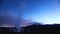 View at sunrise of El Tatio geyser field, Atacama Desert, Chile