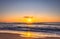 View of sunrise from Wrightsville beach,North Carolina ,USA.