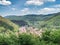 View from Suspension cable railway in Lauterberg, Harz Germany