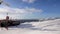 View from Are Svartberget skilift in Jamtland, Sweden in winter