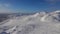 View from Are Svartberget skilift in Jamtland, Sweden in winter