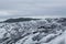 This is a view of the Svínafellsjökull glacier in Iceland, a great place for hiking